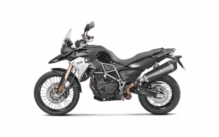 Akrapovic Slip-on Line Titanium Black Einddemper met E-keur BMW F 800 GS 2008-2017
